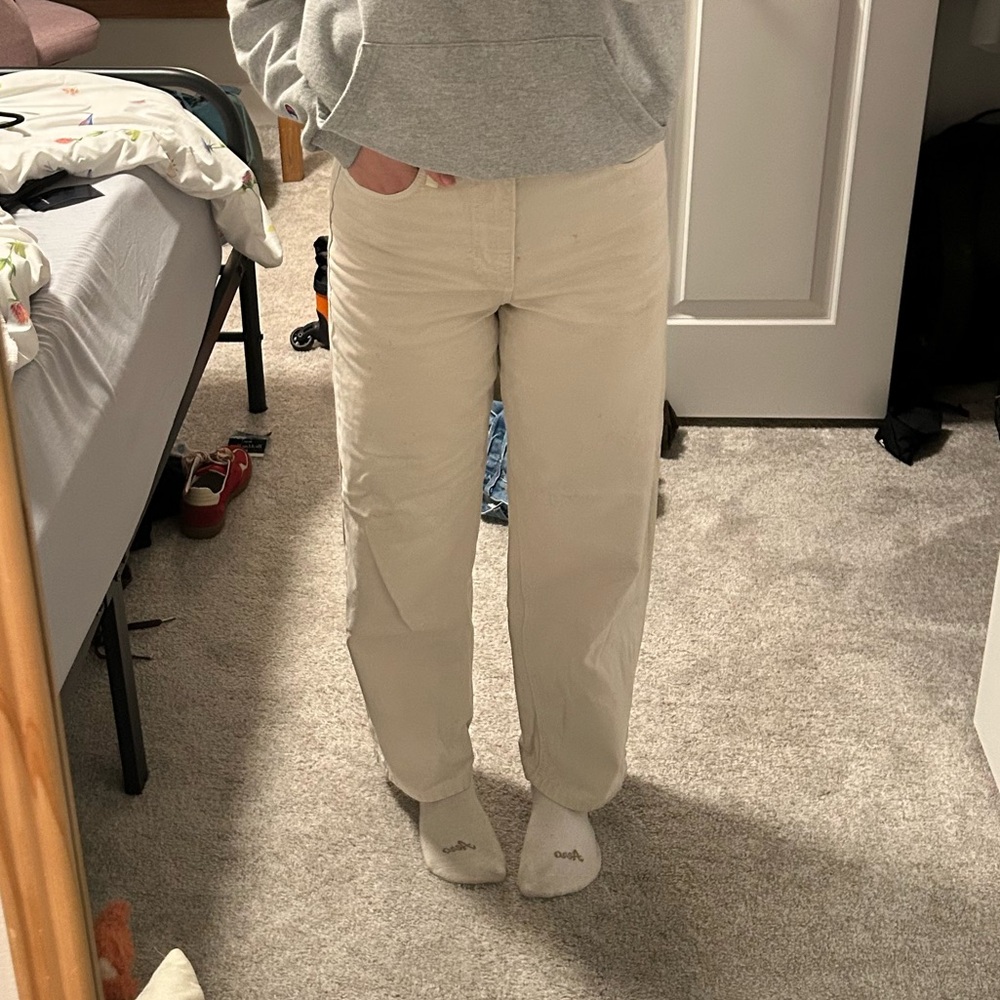 Cream Pants